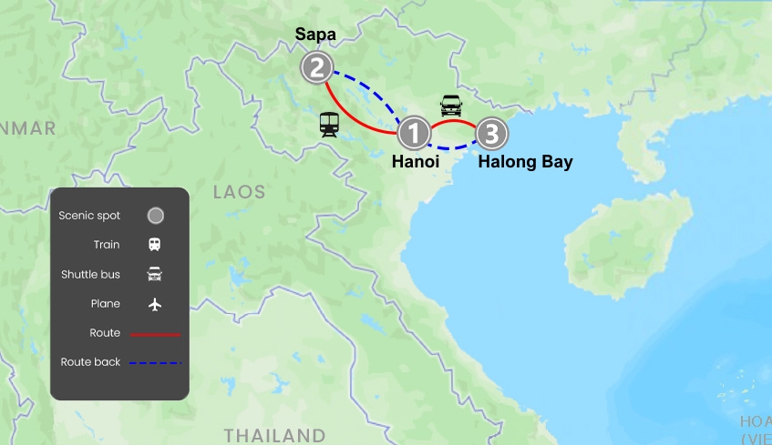 Discover the Allure of Hanoi Sapa and Halong Bay 6 Days 5 Nights